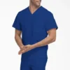 Camisa de trabajo de cuello en V para hombre Eds Essentials, con cuello que se puede meter por dentro