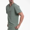 Camisa de trabajo de cuello en V para hombre Eds Essentials, con cuello que se puede meter por dentro