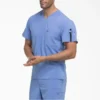 Camisa de trabajo de cuello en V para hombre Eds Essentials, con cuello que se puede meter por dentro