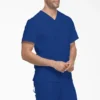 Camisa de trabajo de cuello en V para hombre Eds Essentials, con cuello que se puede meter por dentro