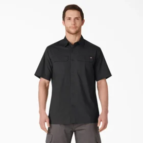 Camisa de trabajo de manga corta ripstop