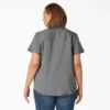 Camisa de trabajo de pantalón corto refrescante para mujer tallas grandes Camisa de trabajo de pantalón corto refrescante para mujer tallas grandes