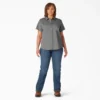 Camisa de trabajo de pantalón corto refrescante para mujer tallas grandes Camisa de trabajo de pantalón corto refrescante para mujer tallas grandes