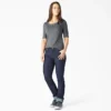 Camisa Henley de manga corta para mujer con pantalones cortos