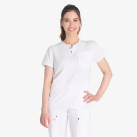 Camisa médica Henley Eds Nxt para mujer