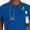 Camisa médica Henley Eds Nxt para mujer
