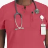 Camisa médica Henley Eds Nxt para mujer Camisa médica Henley Eds Nxt para mujer