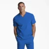 Camisa médica unisex Eds Essentials con cuello en V Camisa médica unisex Eds Essentials con cuello en V