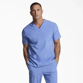 Camisa médica unisex Eds Essentials con cuello en V
