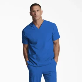 Camisa médica unisex Eds Essentials con cuello en V
