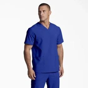 Camisa médica unisex Eds Essentials con cuello en V