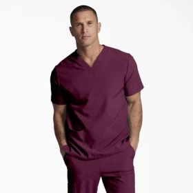 Camisa médica unisex Eds Essentials con cuello en V