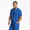 Camisa médica unisex Eds Essentials con cuello en V Camisa médica unisex Eds Essentials con cuello en V