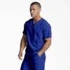 Camisa médica unisex Eds Essentials con cuello en V Camisa médica unisex Eds Essentials con cuello en V