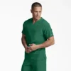 Camisa médica unisex Eds Essentials con cuello en V Camisa médica unisex Eds Essentials con cuello en V