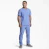 Camisa médica unisex Eds Essentials con cuello en V Camisa médica unisex Eds Essentials con cuello en V