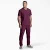 Camisa médica unisex Eds Essentials con cuello en V Camisa médica unisex Eds Essentials con cuello en V