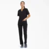 Camisa médica unisex Eds Essentials con cuello en V Camisa médica unisex Eds Essentials con cuello en V