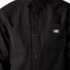 Camisa utilitaria de manga larga de lona de algodón
