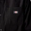 Camisa utilitaria de manga larga de lona de algodón