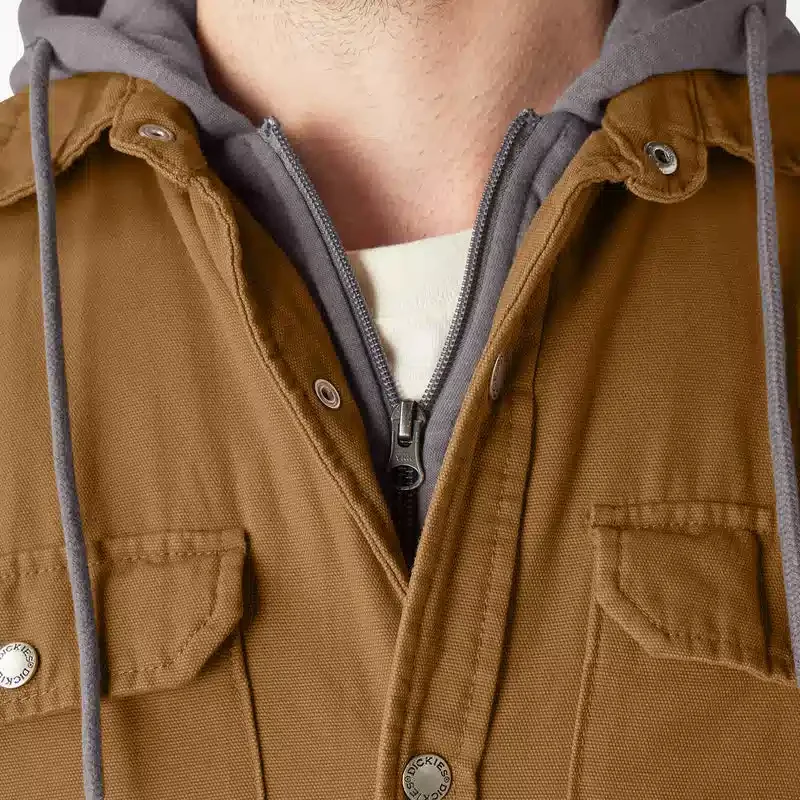Camisas con capucha de lona repelente al agua Camisas con capucha de lona repelente al agua