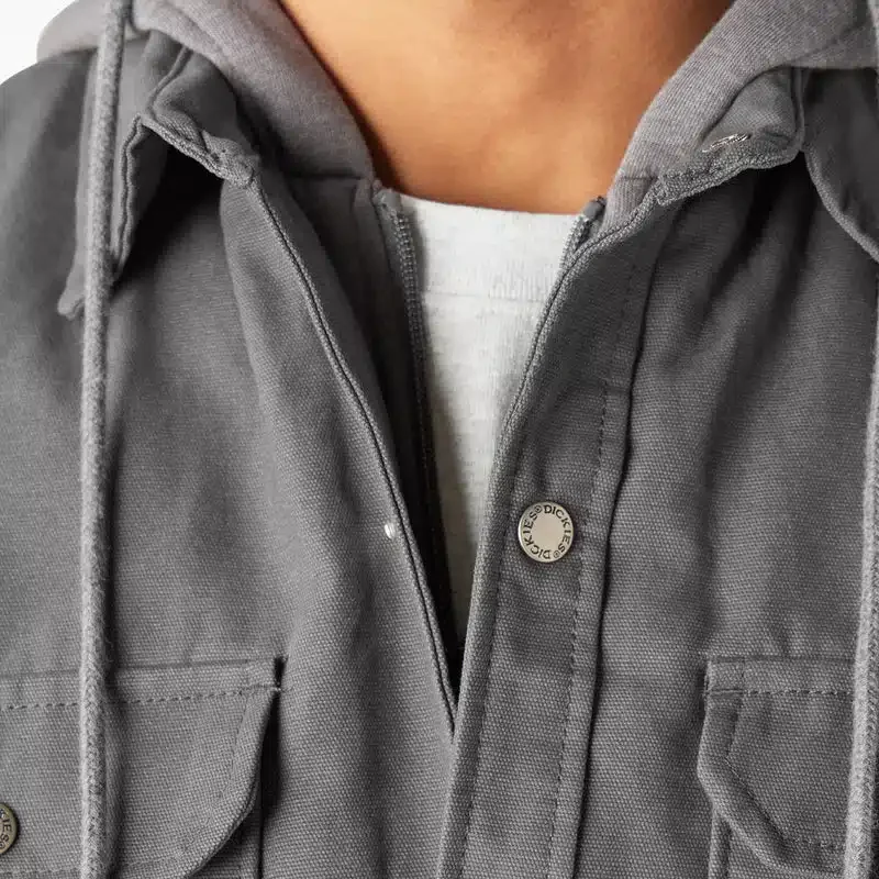 Camisas con capucha de lona repelente al agua Camisas con capucha de lona repelente al agua