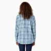 Camisas de franela a cuadros de manga larga para mujer