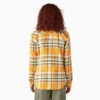 Camisas de franela a cuadros de manga larga para mujer