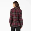 Camisas de franela a cuadros de manga larga para mujer