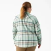 Camisas de franela a cuadros de manga larga para mujer tallas grandes Camisas de franela a cuadros de manga larga para mujer tallas grandes
