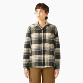 Camisas de franela con capucha para mujer