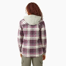 Camisas de franela con capucha para mujer