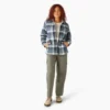 Camisas de franela con capucha para mujer Camisas de franela con capucha para mujer