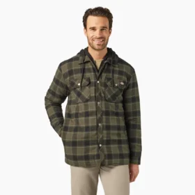 Camisas de franela con capucha repelente al agua