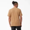 Camisas de manga corta con bolsillo de tejido de punto de peso pesado jaspeado