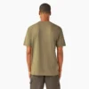 Camisas de manga corta con bolsillo de tejido de punto de peso pesado jaspeado Camisas de manga corta con bolsillo de tejido de punto de peso pesado jaspeado