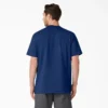 Camisas de manga corta con bolsillo de tejido de punto de peso pesado jaspeado Camisas de manga corta con bolsillo de tejido de punto de peso pesado jaspeado