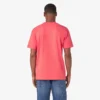 Camisas de manga corta con bolsillo de tejido de punto de peso pesado jaspeado