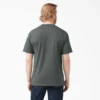 Camisas de manga corta con bolsillo de tejido de punto de peso pesado jaspeado