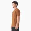 Camisas de manga corta con bolsillo de tejido de punto de peso pesado jaspeado Camisas de manga corta con bolsillo de tejido de punto de peso pesado jaspeado