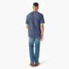 Camisas de manga corta con bolsillo de tejido de punto de peso pesado jaspeado Camisas de manga corta con bolsillo de tejido de punto de peso pesado jaspeado