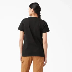 Camisas de manga corta con bolsillo para mujer