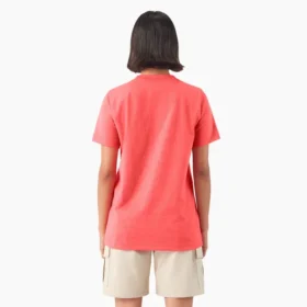 Camisas de manga corta con bolsillo para mujer