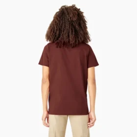 Camisas de manga corta con bolsillo para mujer