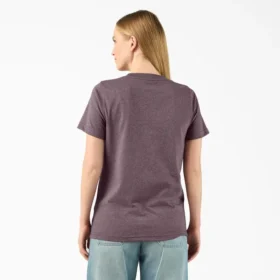 Camisas de manga corta con bolsillo para mujer