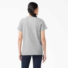 Camisas de manga corta con bolsillo para mujer