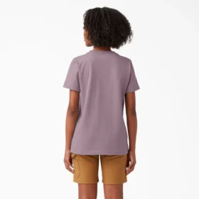Camisas de manga corta con bolsillo para mujer