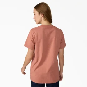 Camisas de manga corta con bolsillo para mujer