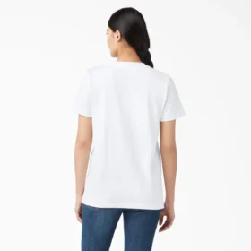 Camisas de manga corta con bolsillo para mujer
