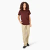 Camisas de manga corta con bolsillo para mujer Camisas de manga corta con bolsillo para mujer